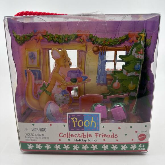Mattel Winnie The Pooh Collectible Friendly Places VTG 1999 Holiday Edition Toys - Picture 3 of 6
